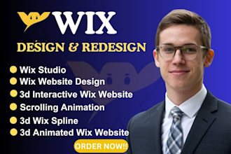 do 3d animated wix studio 3d spline wix interactive wix studio website