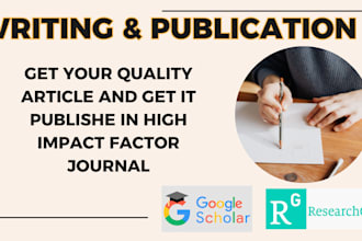 write and publish article in google scholar peer reviewed indexed journal