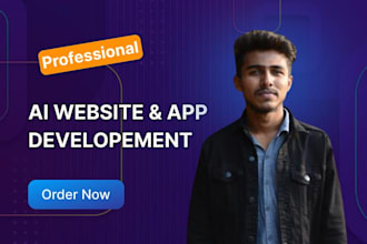build ai website, app, or software with smart design and development