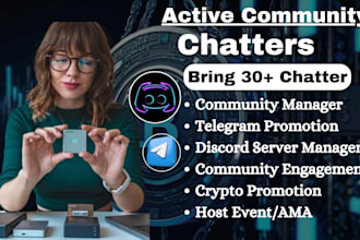 be your crypto social media community manager, telegram moderator, content post
