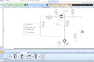 assist in chemical simulation projects in aspen plus, aspen hysys, matlab, dwsim