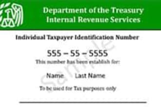 help to get an itin number for non us resident as irs caa