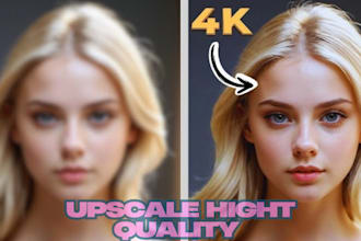 upscale image for any person or products with ai