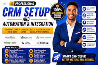 hubspot crm gohighlevel automation a2p honeybook notion lofty zapier integration