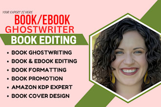 edit proofread format publish ebook kindle fiction book novel for kdp publishing