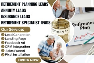 generate retirement planning leads annuity leads insurance specialist leads