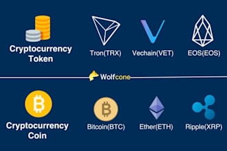 customized erc20, bep20 token lunch crypto token, web3 solana smart contract,