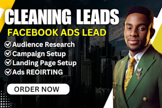 generate exclusive local cleaning business leads with facebook ads