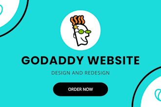 design beauty fitness and wellness real estate  retails on godaddy website
