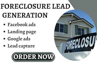 foreclosure lead senior owner leads failed listing lead cash buyer landing page