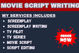 do movie script writing, screenplay, script writing, film series, movie script