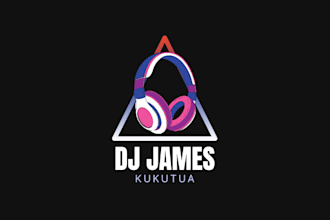 do music record label logo typography producer edm hop rap business band record