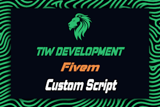 custom fivem script development