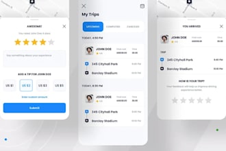 build taxi booking app, uber app, rideshare app, logistic app, taxi booking web