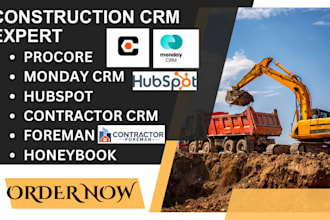 do procore construction monday crm hubspot contractor foreman rooflink zoho crm