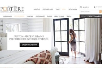 build luxury curtain shopify store window blinds store home decor blinds website