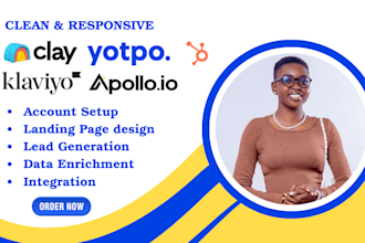 setup clay, clay com, hubspot crm, hubspot automation, yotpo sms, apollo io