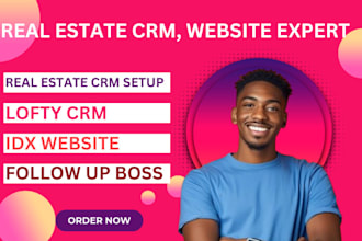 setup real estate crm lofty follow up boss idx website kvcore