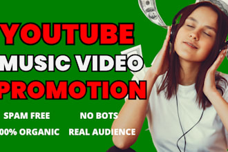 do youtube music video promotion to increase subscribers and engagements