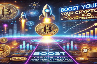 promote your crypto, ico, memecoin, solana project token presale to targeted inv