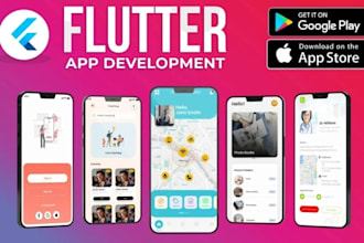 build flutterflow app flutter app flutter flow bubble app mobile app developer