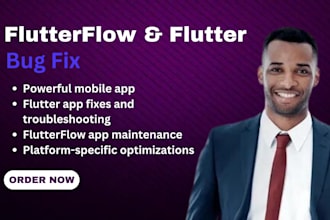 flutter app fix flutterflow fix bug fix flutter firebase figma to flutter