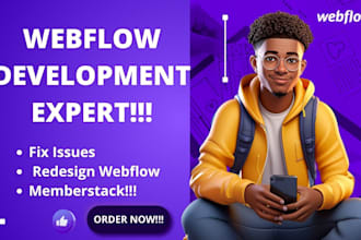 develop webflow website design figma to webflow memberstack fix webflow