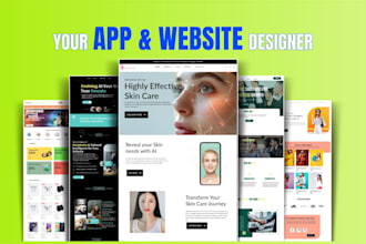 do figma design, figma website design or website ui ux or figma website mockup