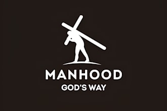 make modern ministry religious christian or church logo