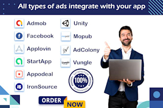 integrate admob, facebook, unity, mopub, applovin, other ads in your android app