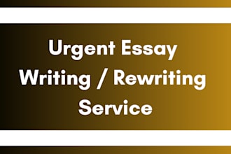 write, rewrite, copyedit, humanize an urgent essay, book, article or ai content