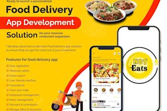 do a custom food delivery, grocery, restaurant app with online ordering features