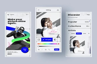 build video editing app, ai photo editing app, cctv app, camera app, ar app