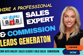 do b2b sales closer, commission based sales, high ticket sales, salesperson