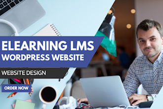 create elearning website and educational course website learndash lms