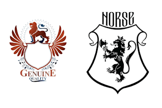design lion coat of arms logo