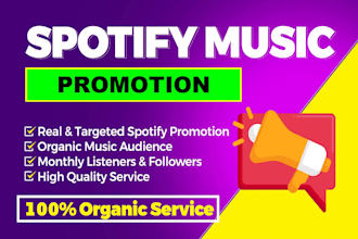 promote your spotify music for real growth