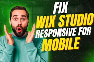 fix wix studio layout bugs responsive for mobile  and fix issues on wix website
