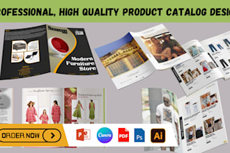 design product catalog, catalogue brochure, lookbook, magazine sell sheet design