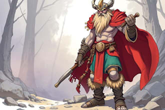 paint concept art and character sheets for you