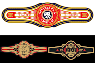 make premium cigar logo, bands, labels, brands, box or graphics design