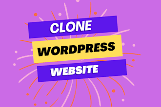 redesign duplicate revamp copy clone wordpress website using elementor pro