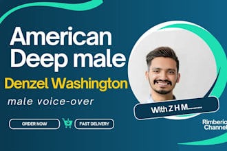 record best male voice over for your project