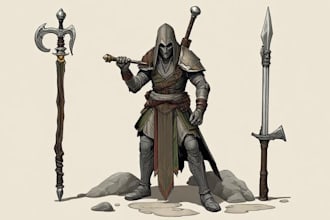 design weapon concept art