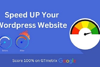 speed up wordpress website and fix core web vitals for elementor