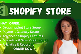 design shopify store shopify dropshipping store  payment gateway setup
