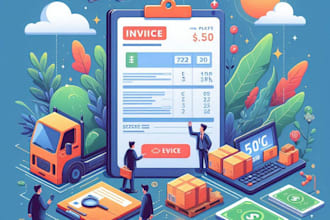 design a custom invoice template for your business