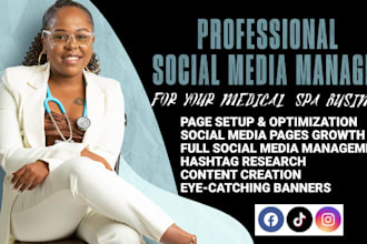 be your medical spa social media marketing manager and content creator