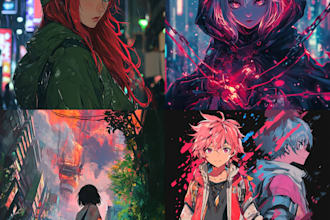 design manga, manhwa, anime thumbnail for you