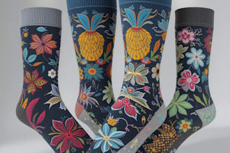 design cool socks with personality